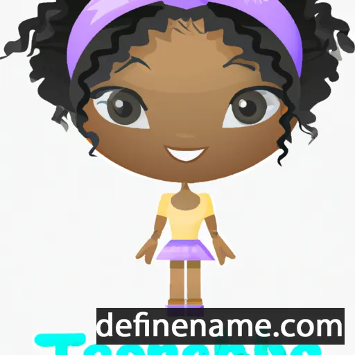 Teneshia cartoon