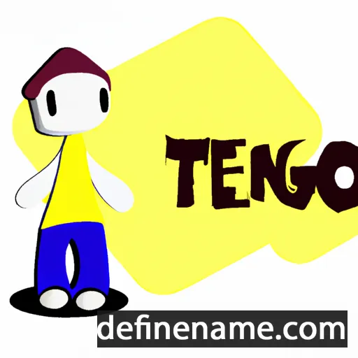 cartoon of the name Tengo