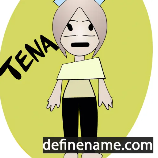 cartoon of the name Tenna