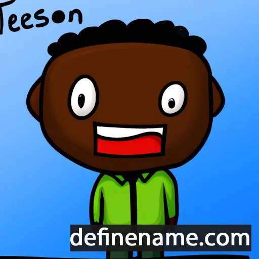 cartoon of the name Tenneson