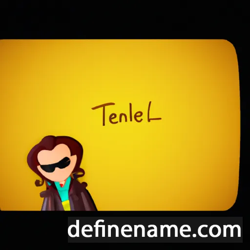 cartoon of the name Tennielle