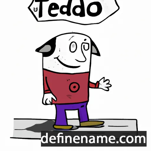 cartoon of the name Teodato