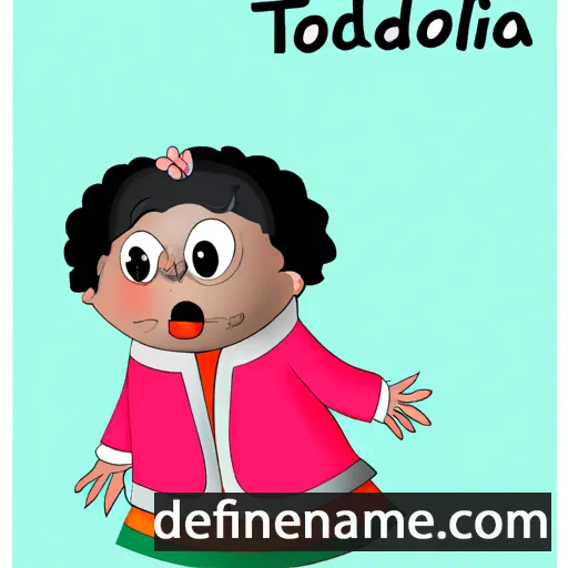 cartoon of the name Teodolinda