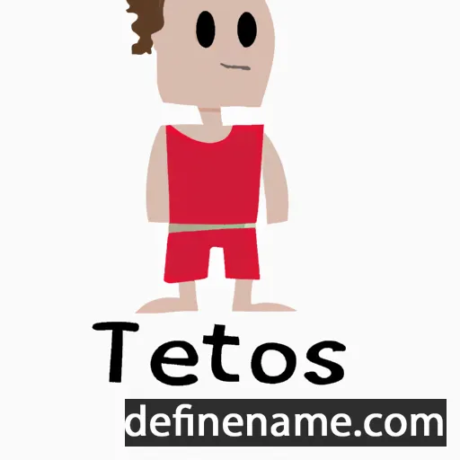 Teos cartoon