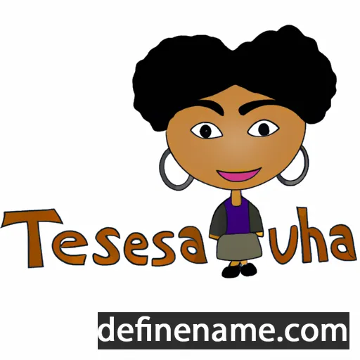 Tequesha cartoon