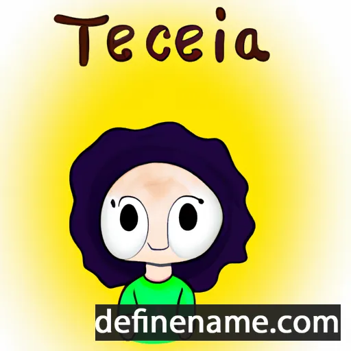 cartoon of the name Tercília