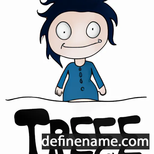 cartoon of the name Terēze