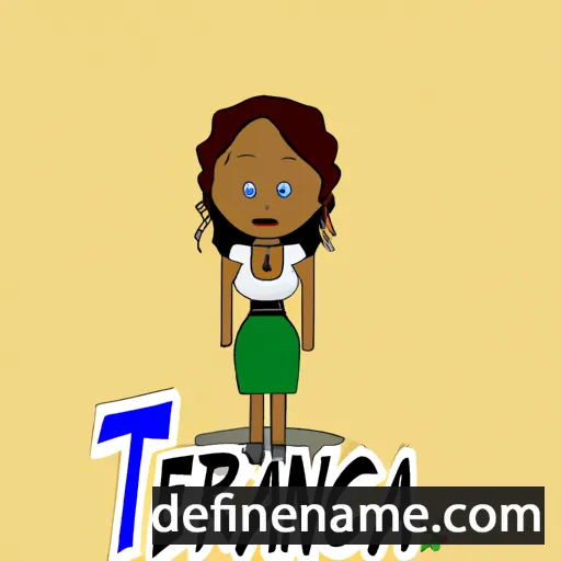 cartoon of the name Terencia