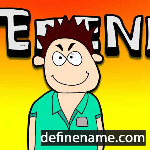 cartoon of the name Terenz