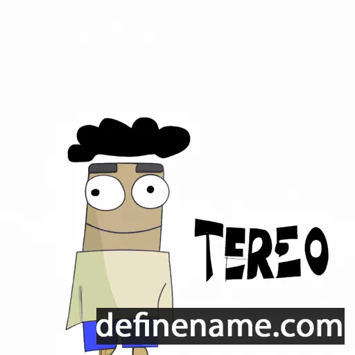 cartoon of the name Tereo