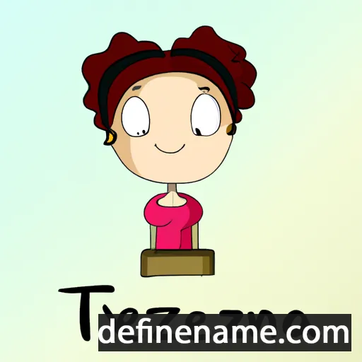 cartoon of the name Terezina