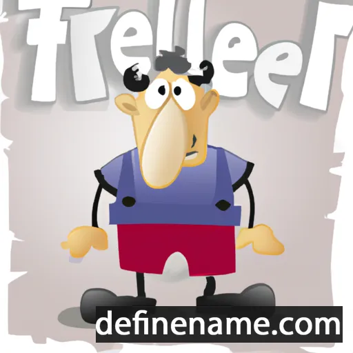 cartoon of the name Terfel