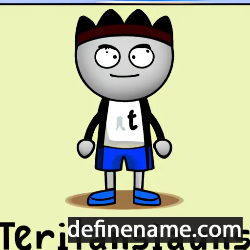 cartoon of the name Tertianus