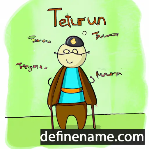 cartoon of the name Tertulian