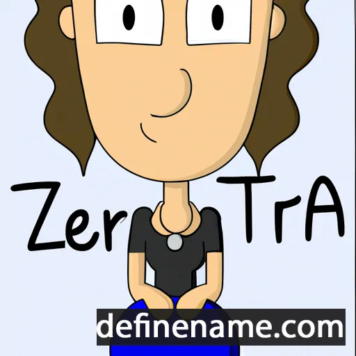 cartoon of the name Terzia