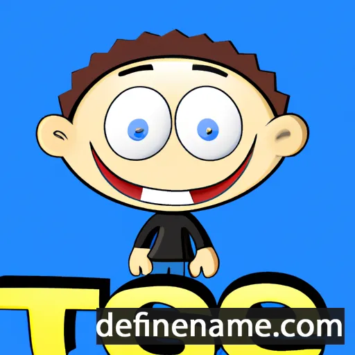 cartoon of the name Tese