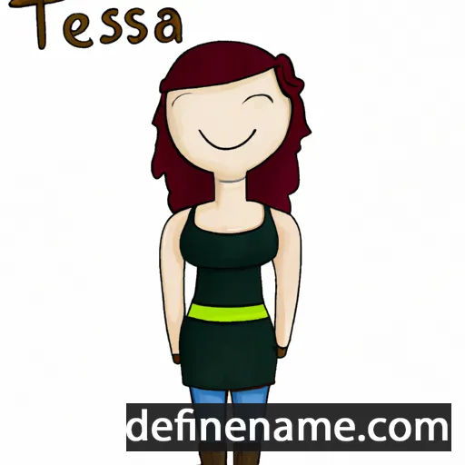 Tessiana cartoon