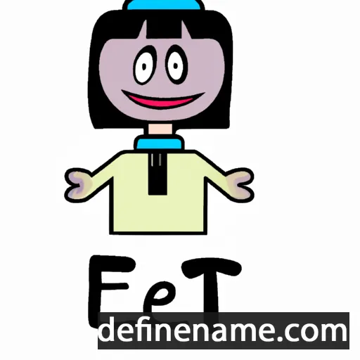 cartoon of the name Teteii