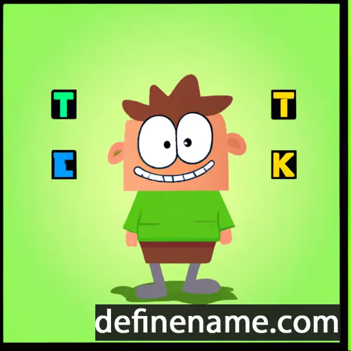 cartoon of the name Tetrik