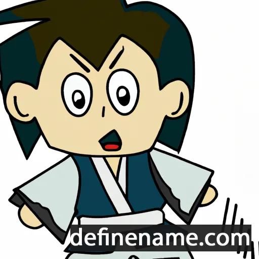 cartoon of the name Tetsudou