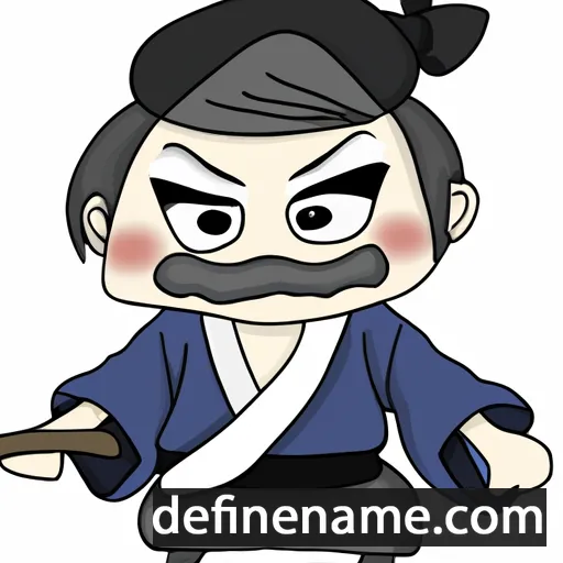 cartoon of the name Tetsunobu