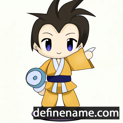 cartoon of the name Tetsunori