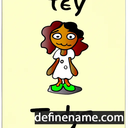 cartoon of the name Tetyda