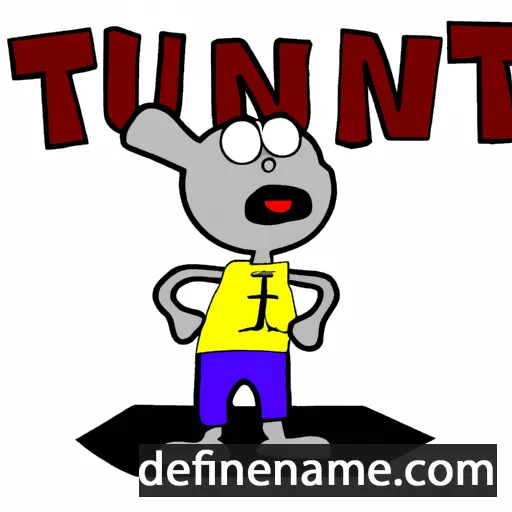 cartoon of the name Teunteun