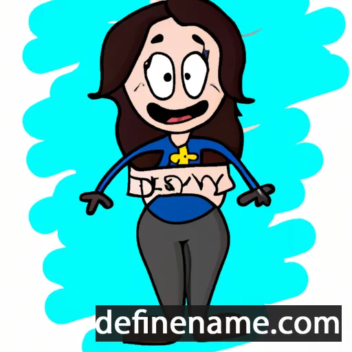 cartoon of the name Tevvy