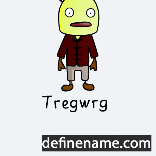 Tewdrig cartoon