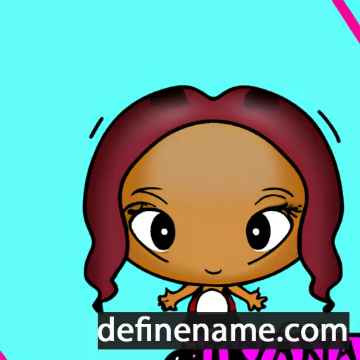 Teyanna cartoon