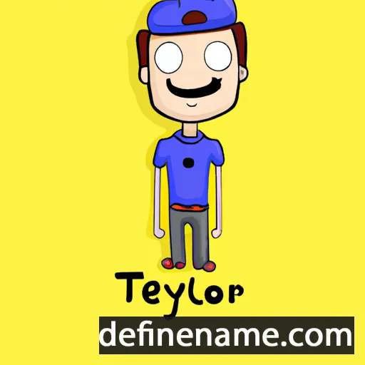 cartoon of the name Teylor