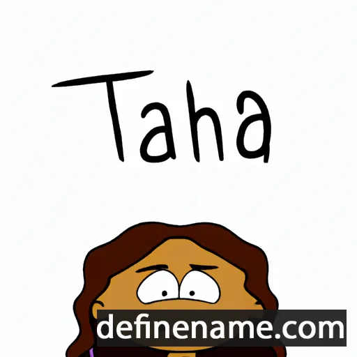 cartoon of the name Thabea