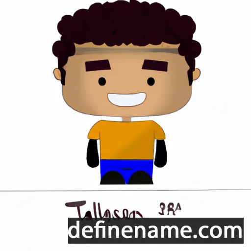 cartoon of the name Thalison