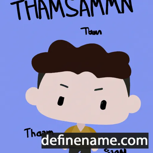 cartoon of the name Thamasin