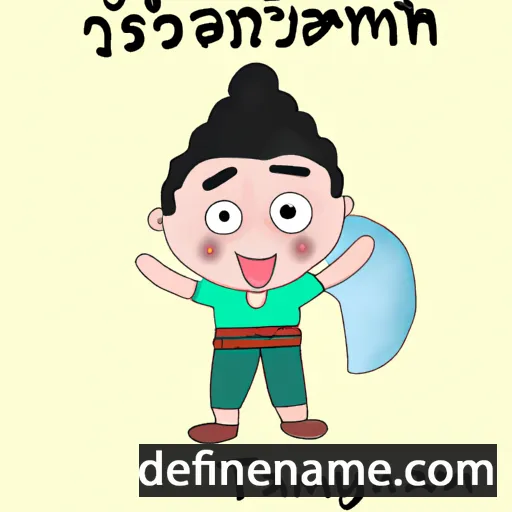 cartoon of the name Thamsyn