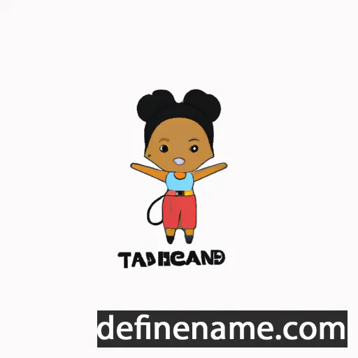 cartoon of the name Thandizani