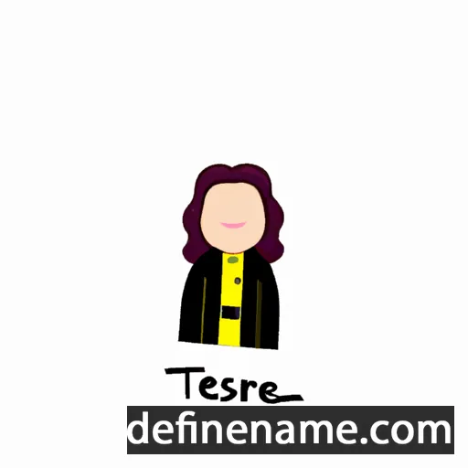 cartoon of the name Thérésine