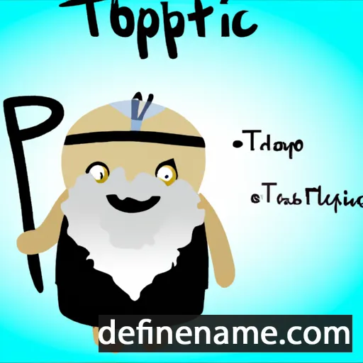 cartoon of the name Theopisti