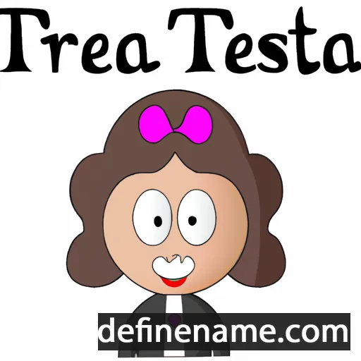 cartoon of the name Theresita