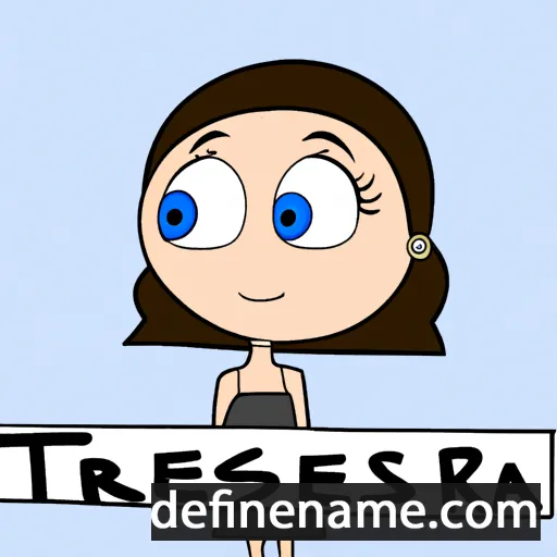 cartoon of the name Therressa