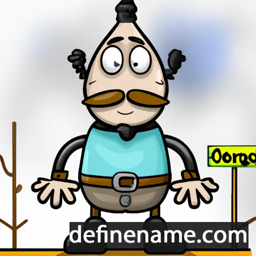 cartoon of the name Þorgarður