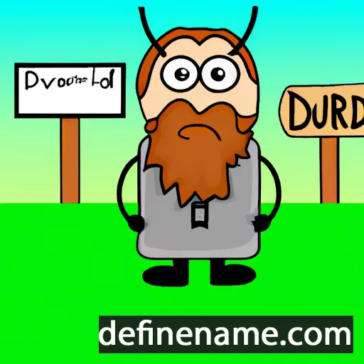 cartoon of the name Þorvaldur