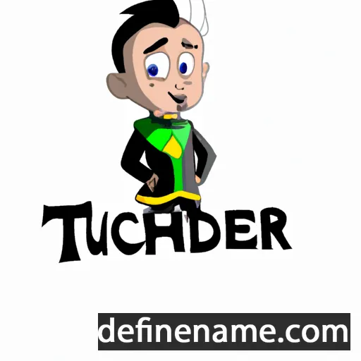 cartoon of the name Theudehar