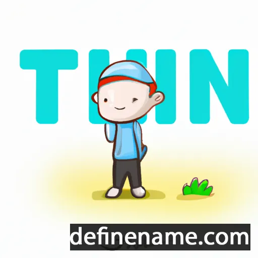 cartoon of the name Thìn