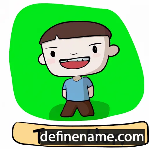 cartoon of the name Thienan