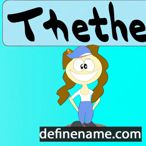 cartoon of the name Thierrette