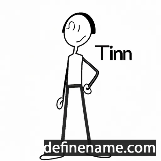 cartoon of the name Thin