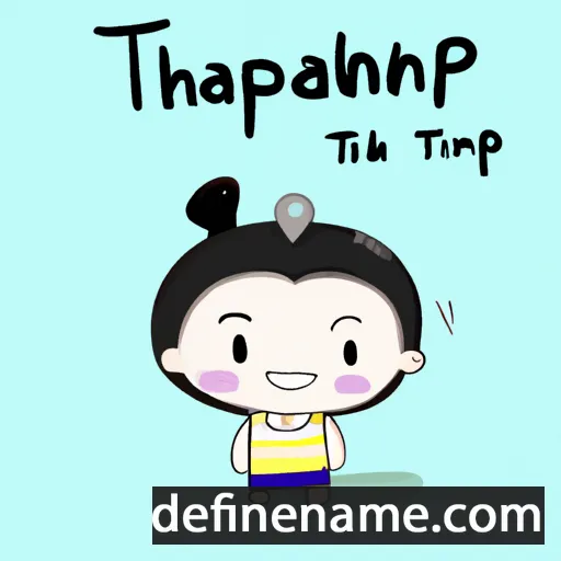 cartoon of the name Thipphawan