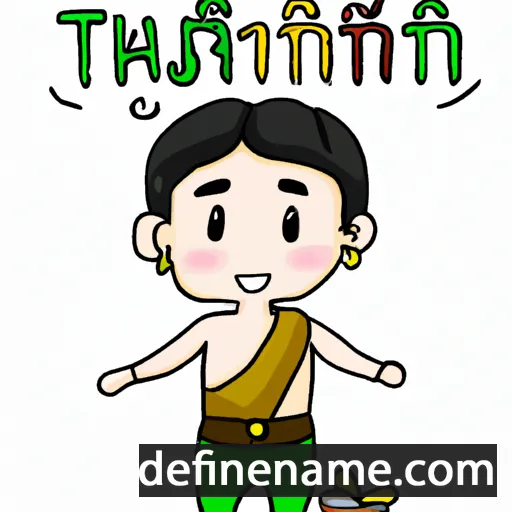 Thirayut cartoon